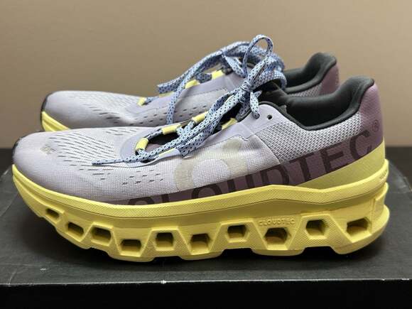 On Shoes - On Cloudmonster Lavender Hay Women's Running Shoes Size 8.5